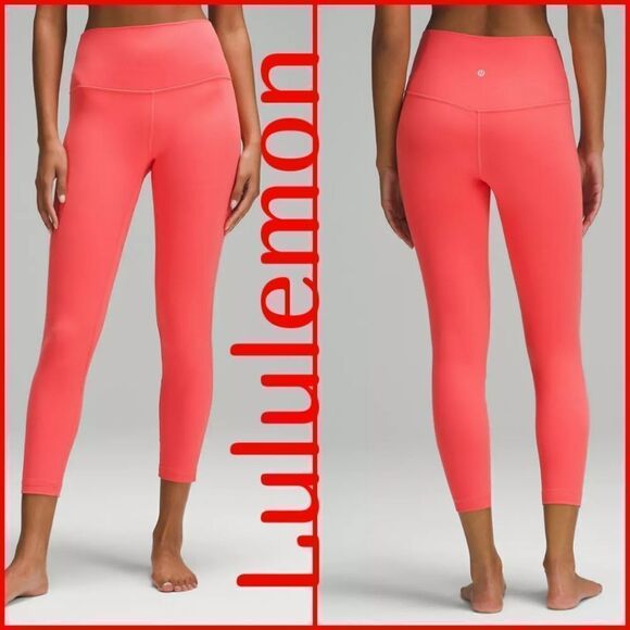 NWT Lululemon Align HR Pant 25" with Pockets in Pale Raspberry - Picture 1 of 12